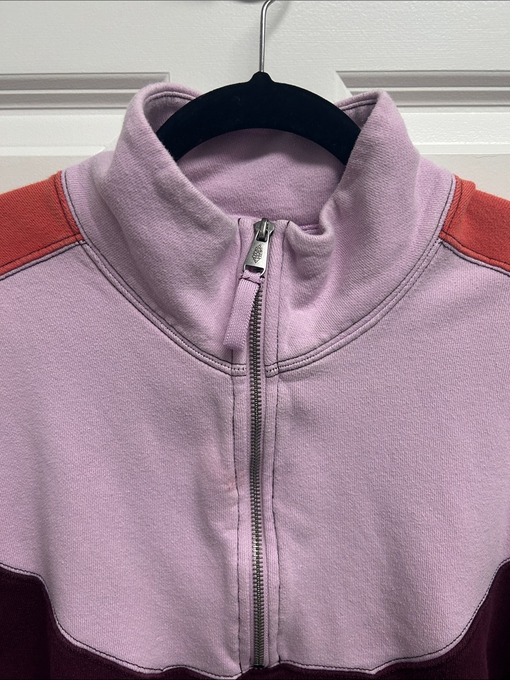 FP Movement Colorblock Quarter-Zip Pullover Sweatshirt - Sz XS - Picture 2 of 5